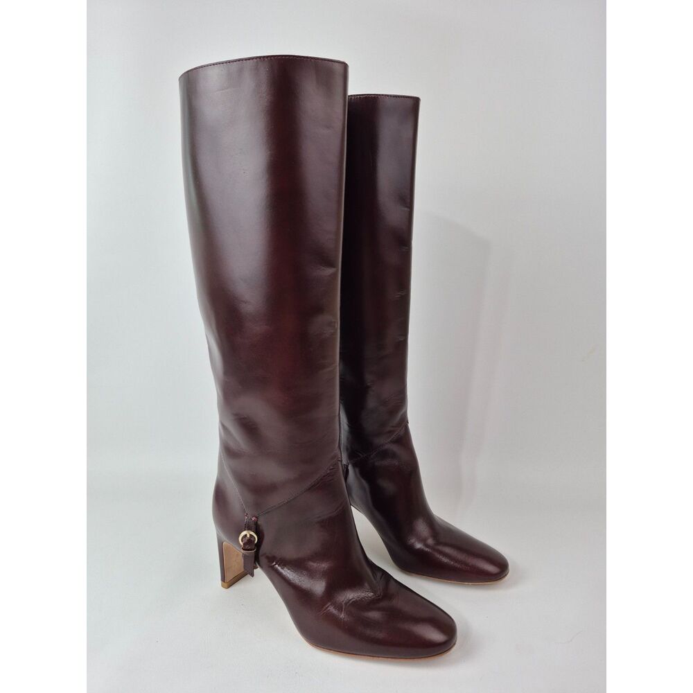 Reformation Women's Ruby Gaelle Leather Knee High Boot Size 6
